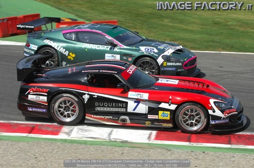 2007-06-24 Monza 188 FIA GT3 European Championship - Dodge Viper Competition Coupe